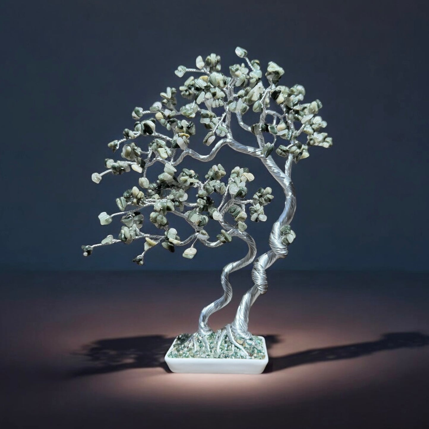 Large Botswana Agate Bonsai Family Crystal Tree