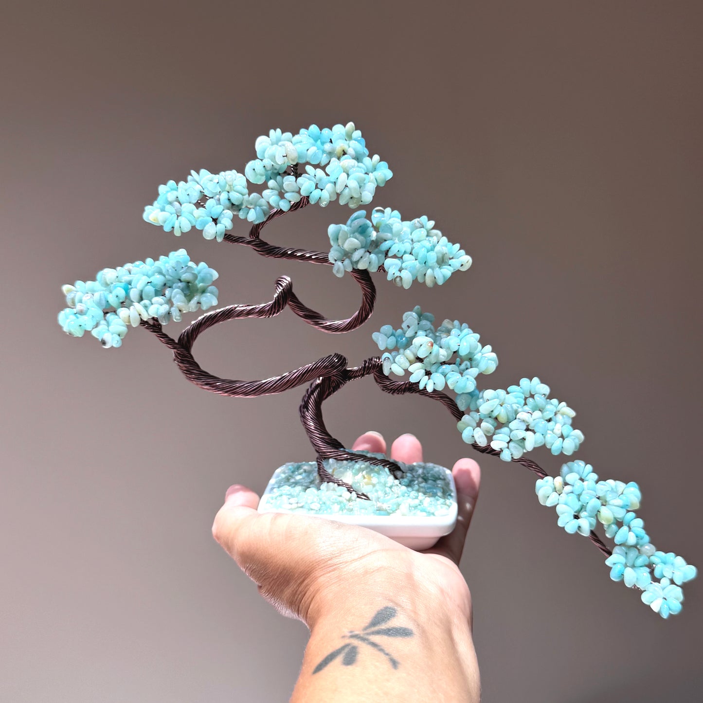 Amazonite Bonsai Crystal Tree