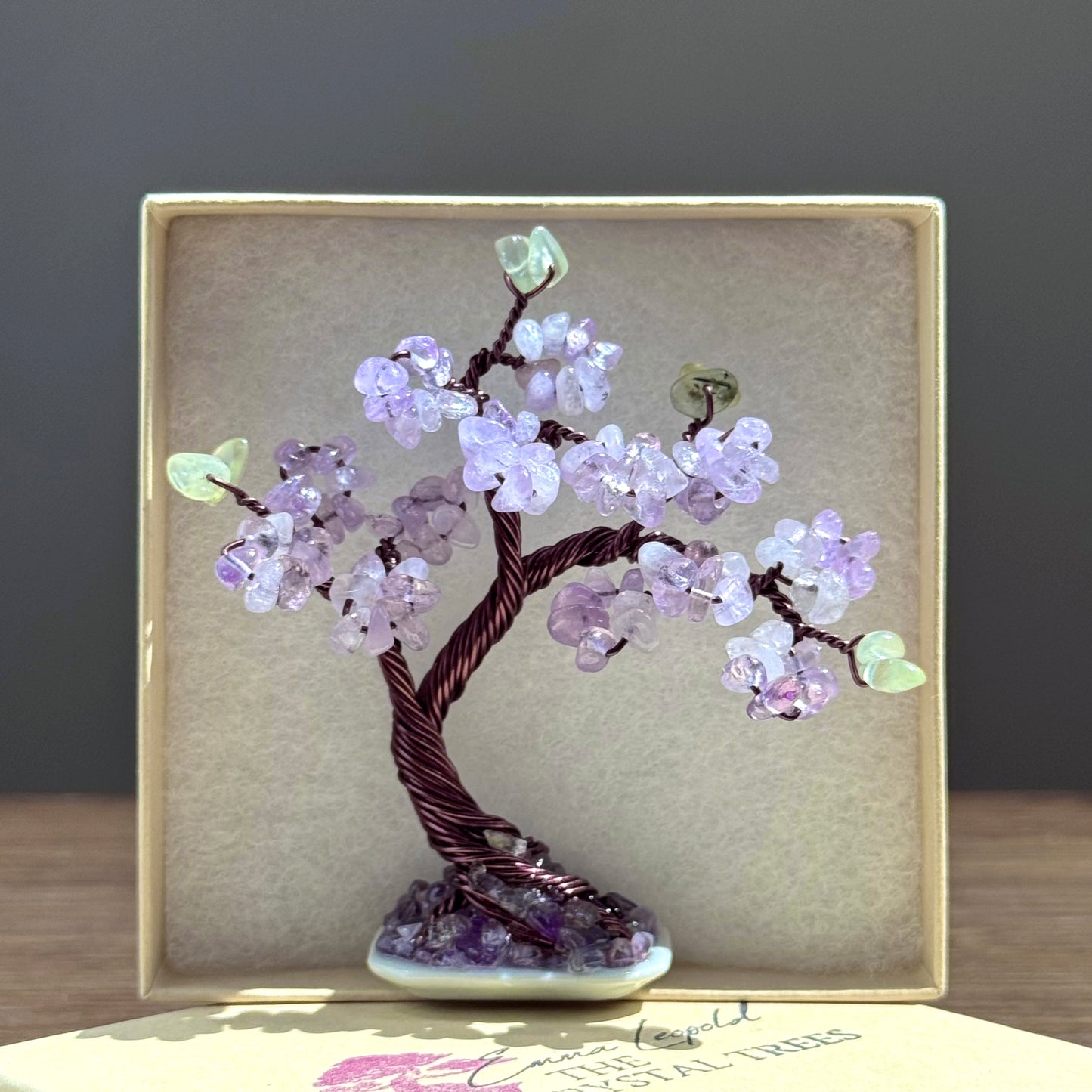 Mini Amethyst Bonsai Crystal tree