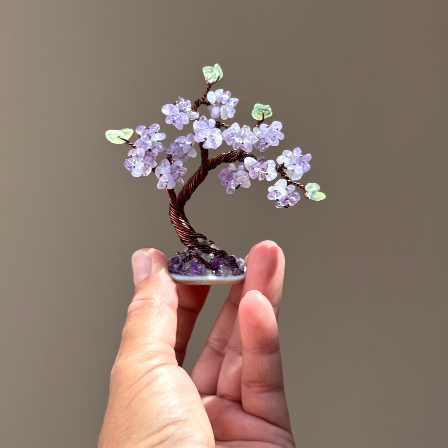 Mini Amethyst Bonsai Crystal tree