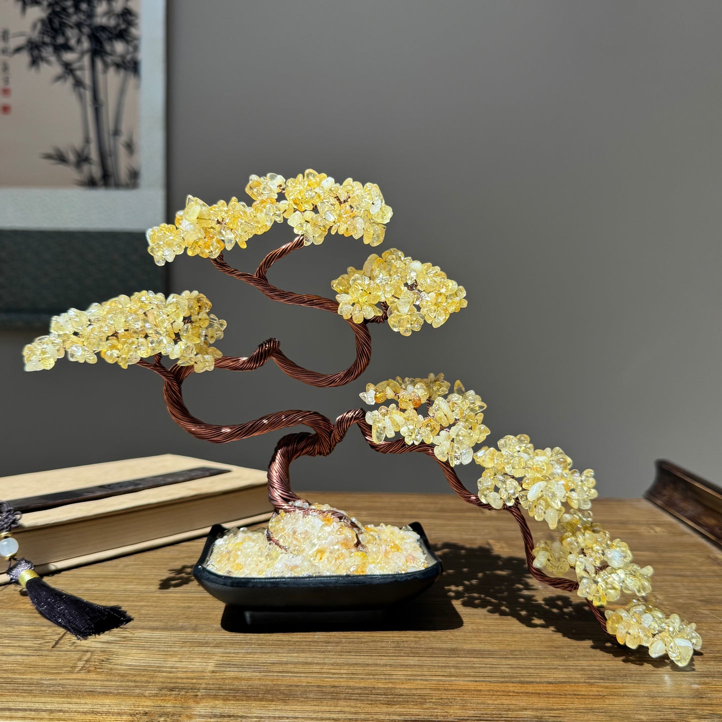 Citrine Bonsai Crystal Tree