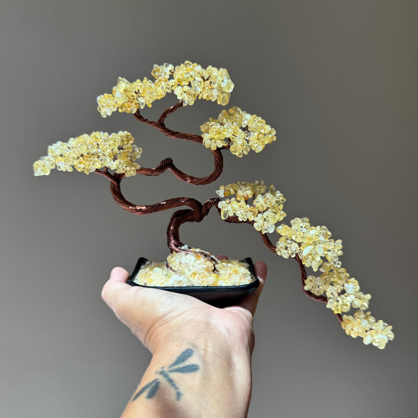 Citrine Bonsai Crystal Tree