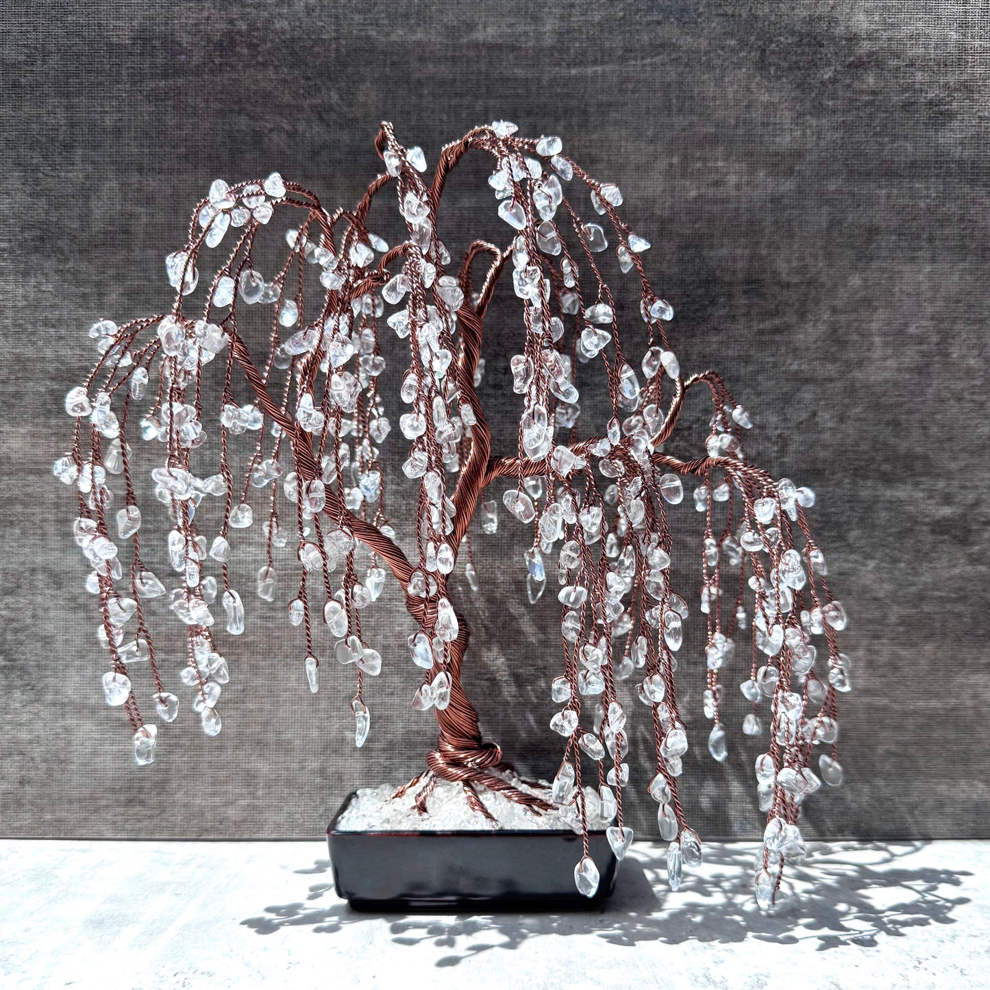 Clear Quartz Willow Crystal Tree