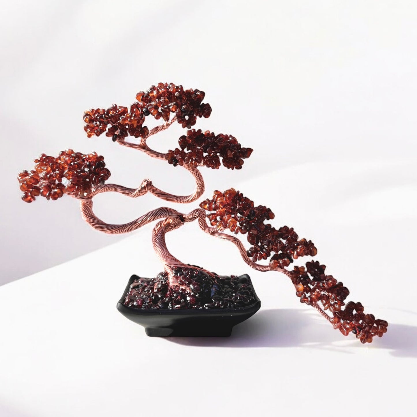 Garnet Bonsai Crystal tree
