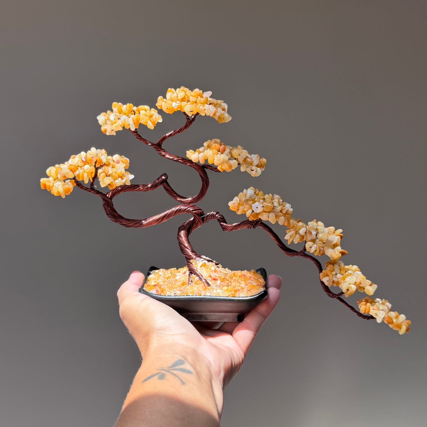 Yellow Aventurine Bonsai Crystal Tree