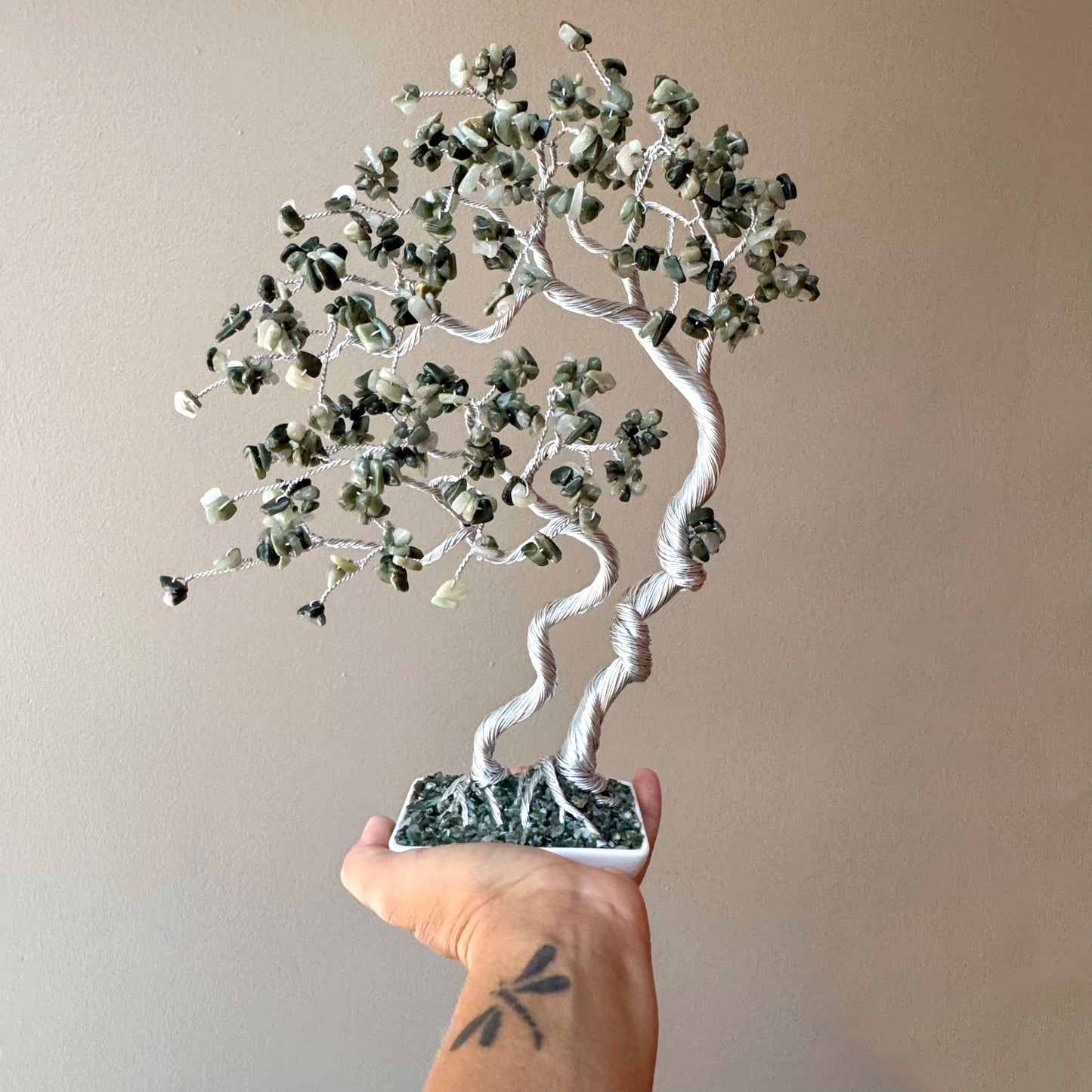 Large Botswana Agate Bonsai Family Crystal Tree