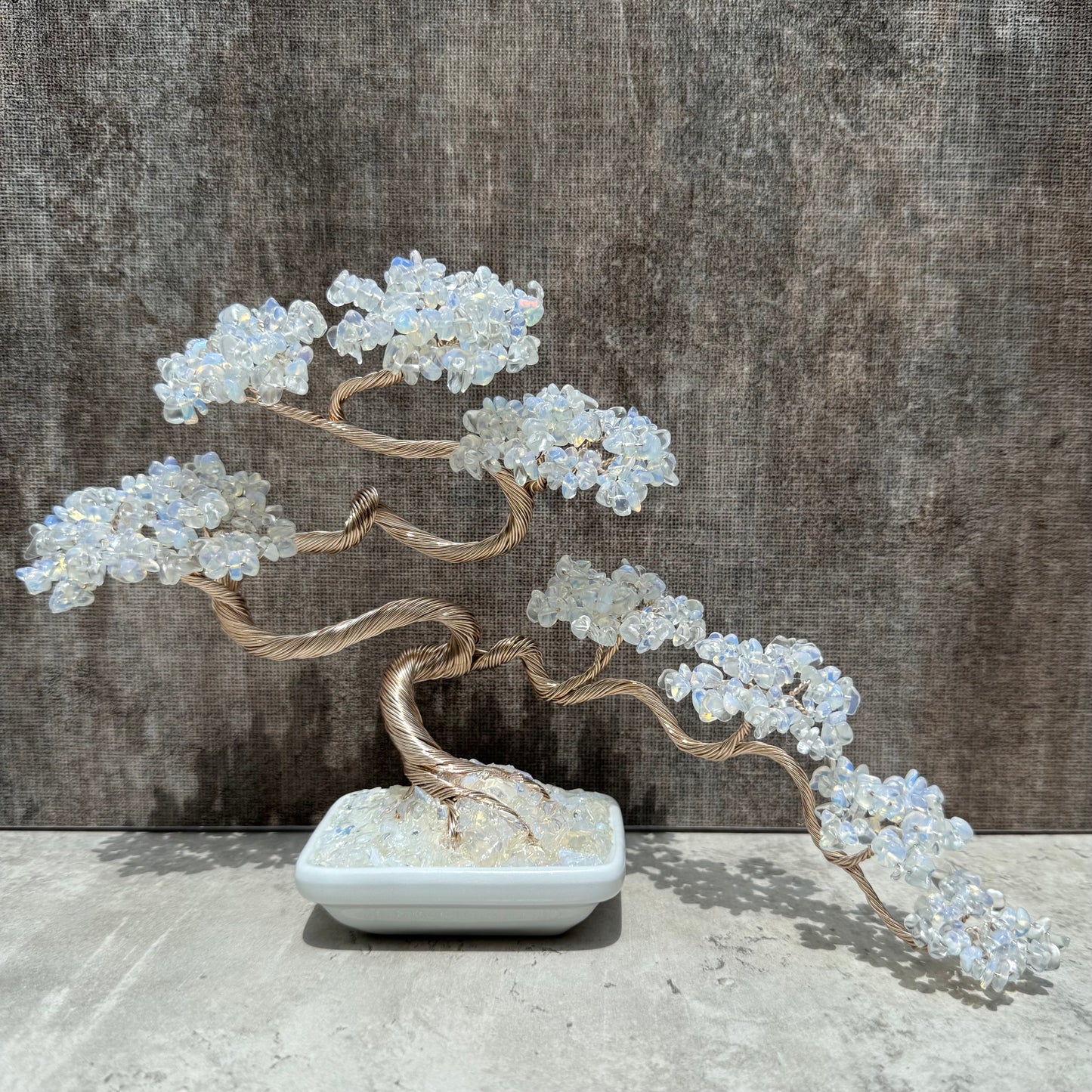 Opal Bonsai Crystal Tree
