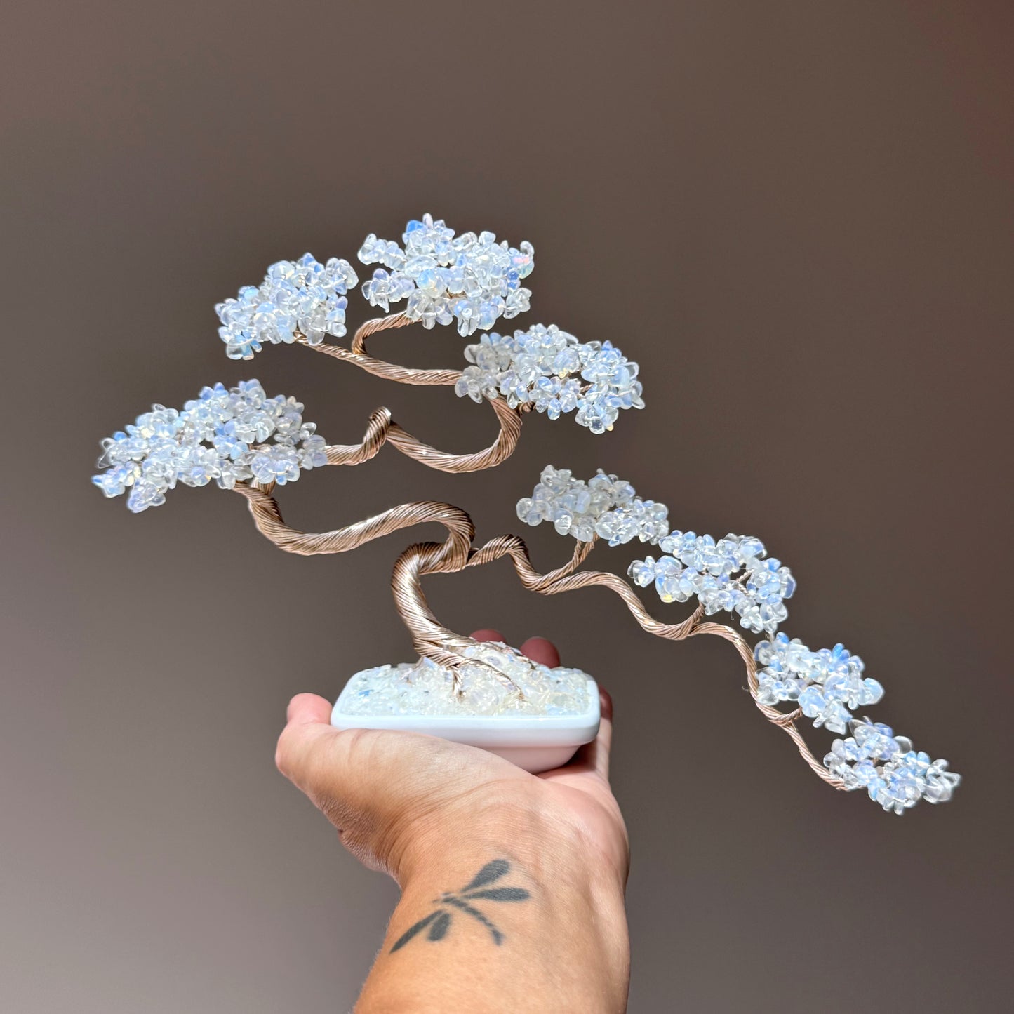 Opal Bonsai Crystal Tree