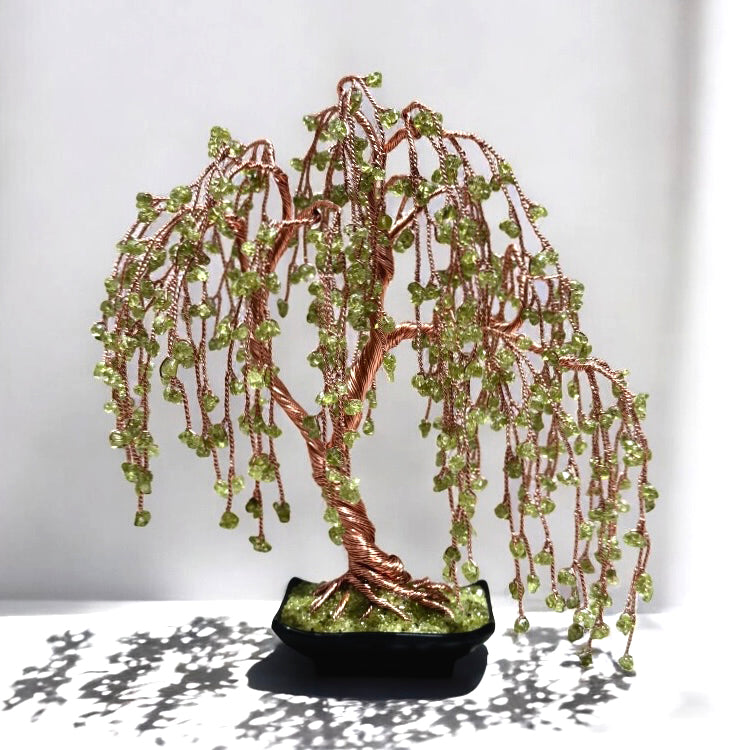 Peridot Willow Gemstone tree