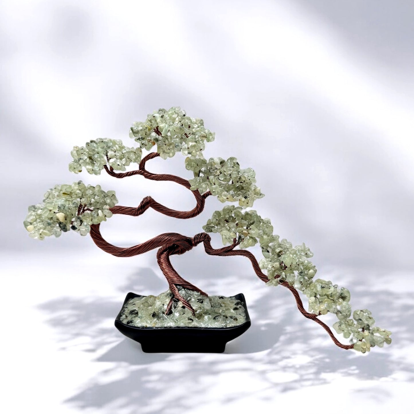 Prehnite Bonsai Crystal Tree
