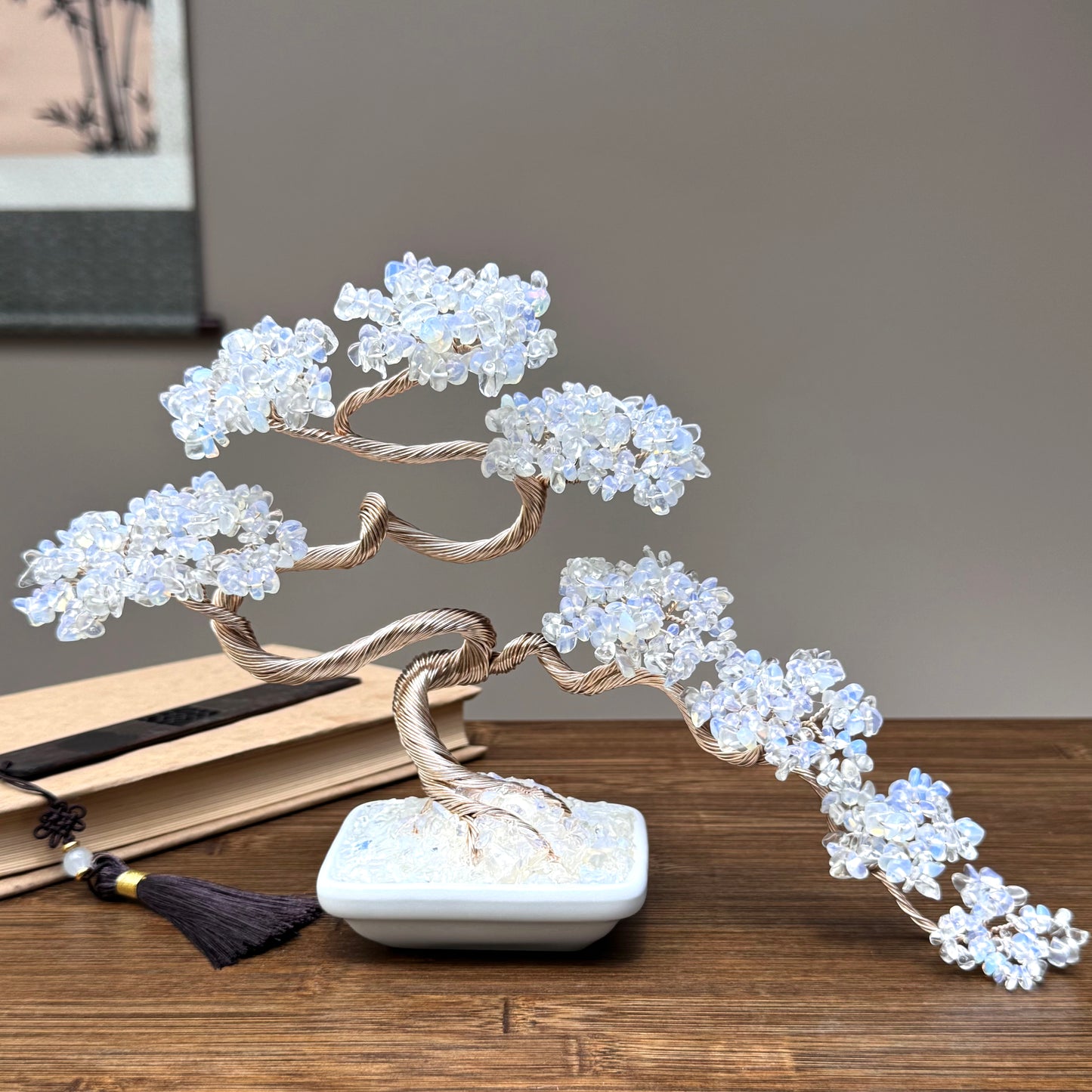 Opal Bonsai Crystal Tree
