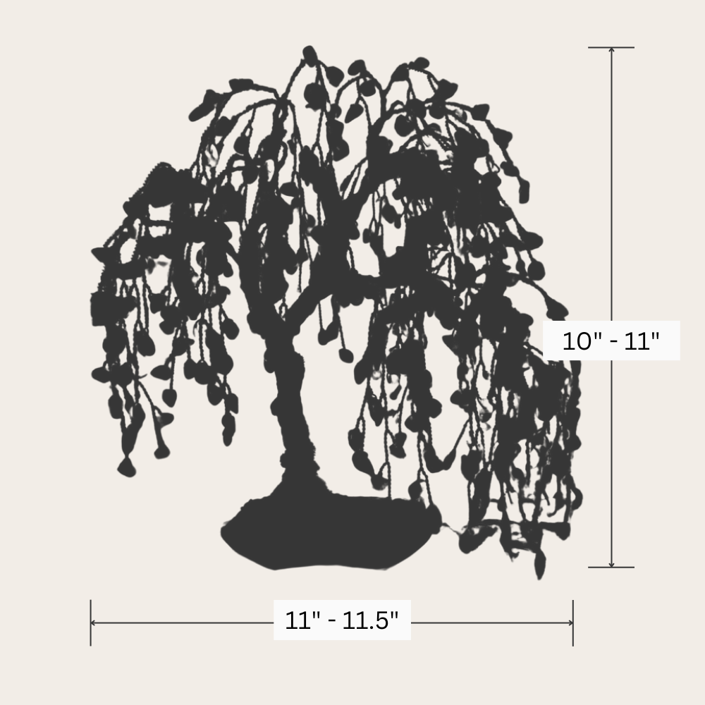 Moonstone Willow Crystal Tree