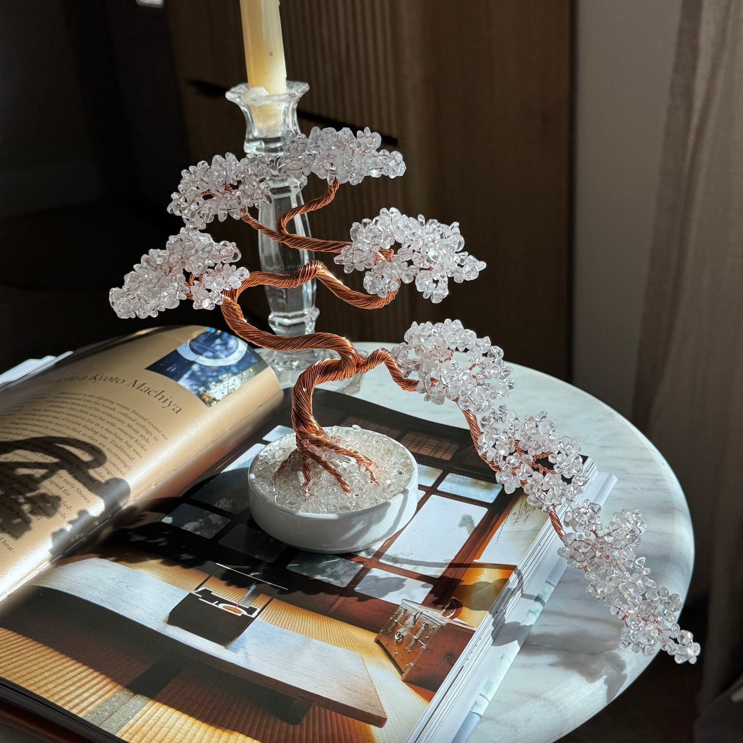 Clear Quartz Bonsai Crystal tree