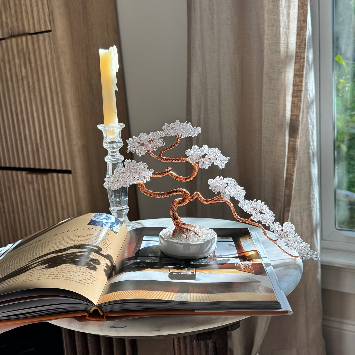 Clear Quartz Bonsai Crystal tree