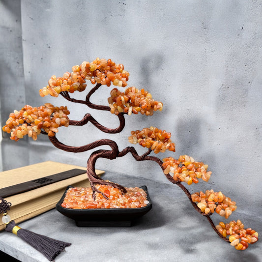 Red Aventurine Bonsai Crystal tree