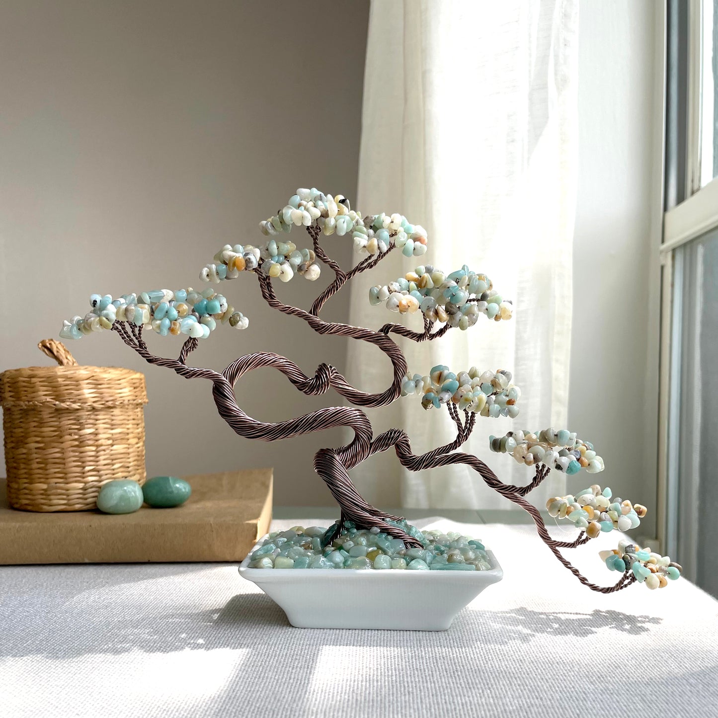 Amazonite Bonsai Crystal Tree