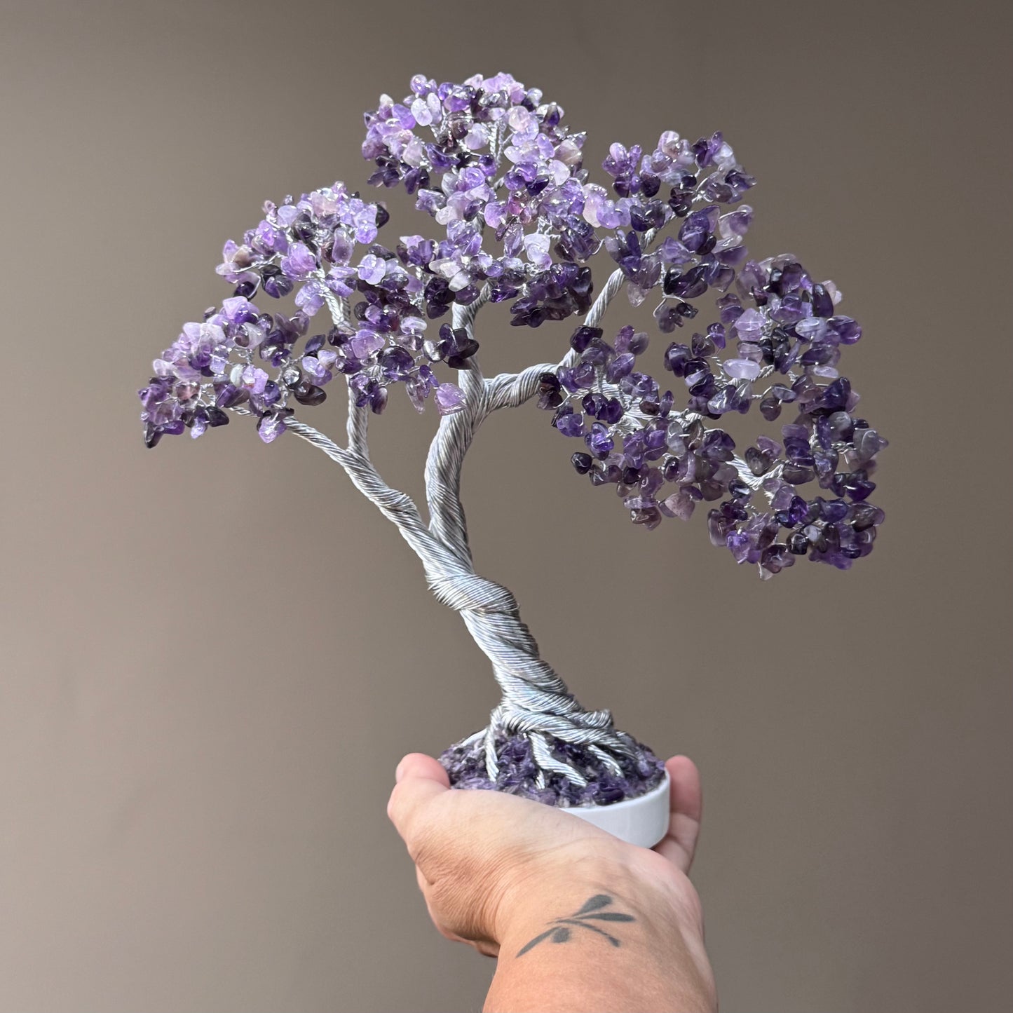 Amethyst Bonsai Crystal Tree