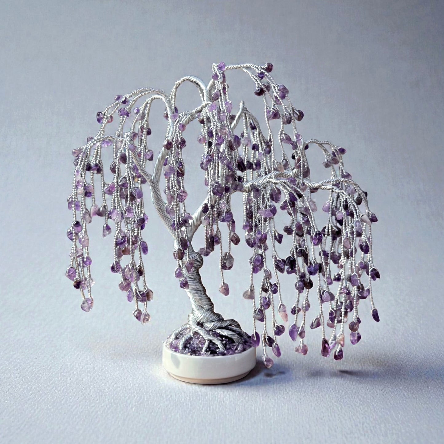 Amethyst Willow Crystal Tree