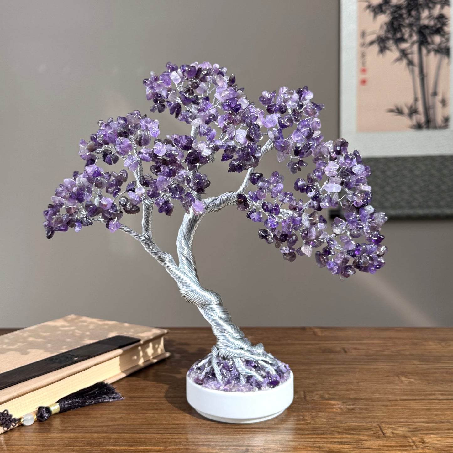 Amethyst Bonsai Crystal Tree