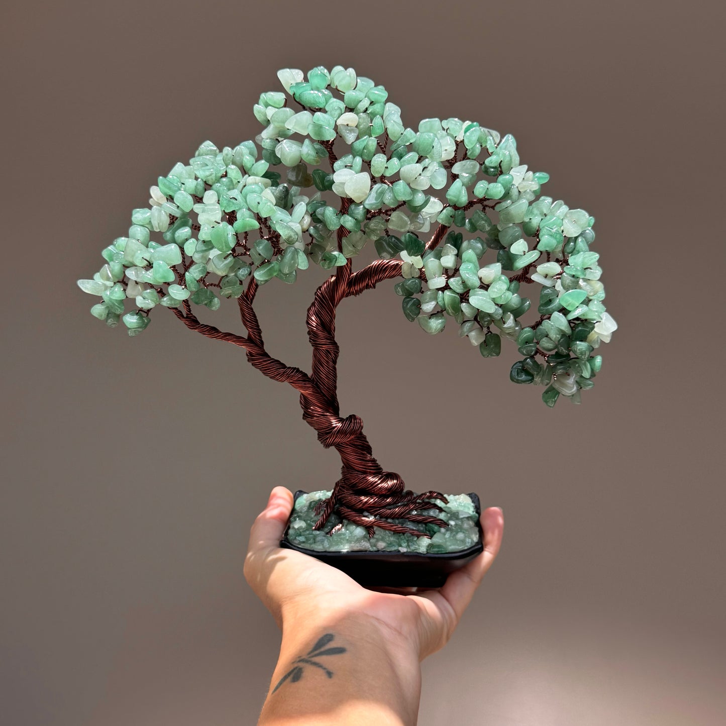 Green Aventurine Bonsai Crystal Tree