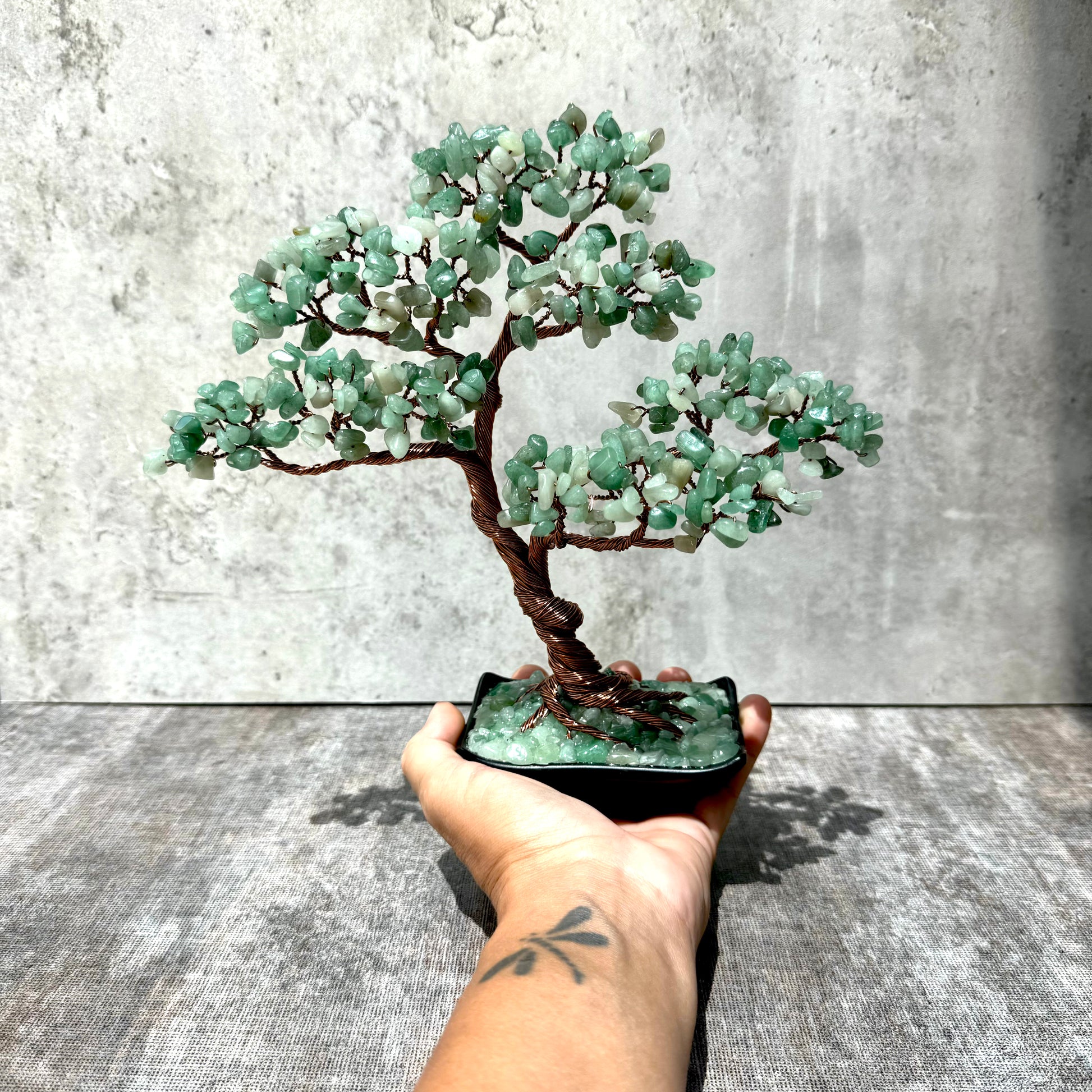 Aventurine Crystal Bonsai Tree