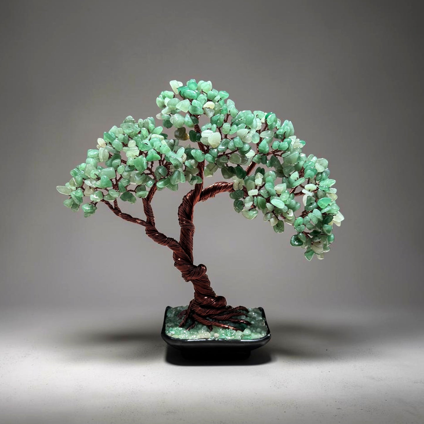 Green Aventurine Bonsai Crystal Tree