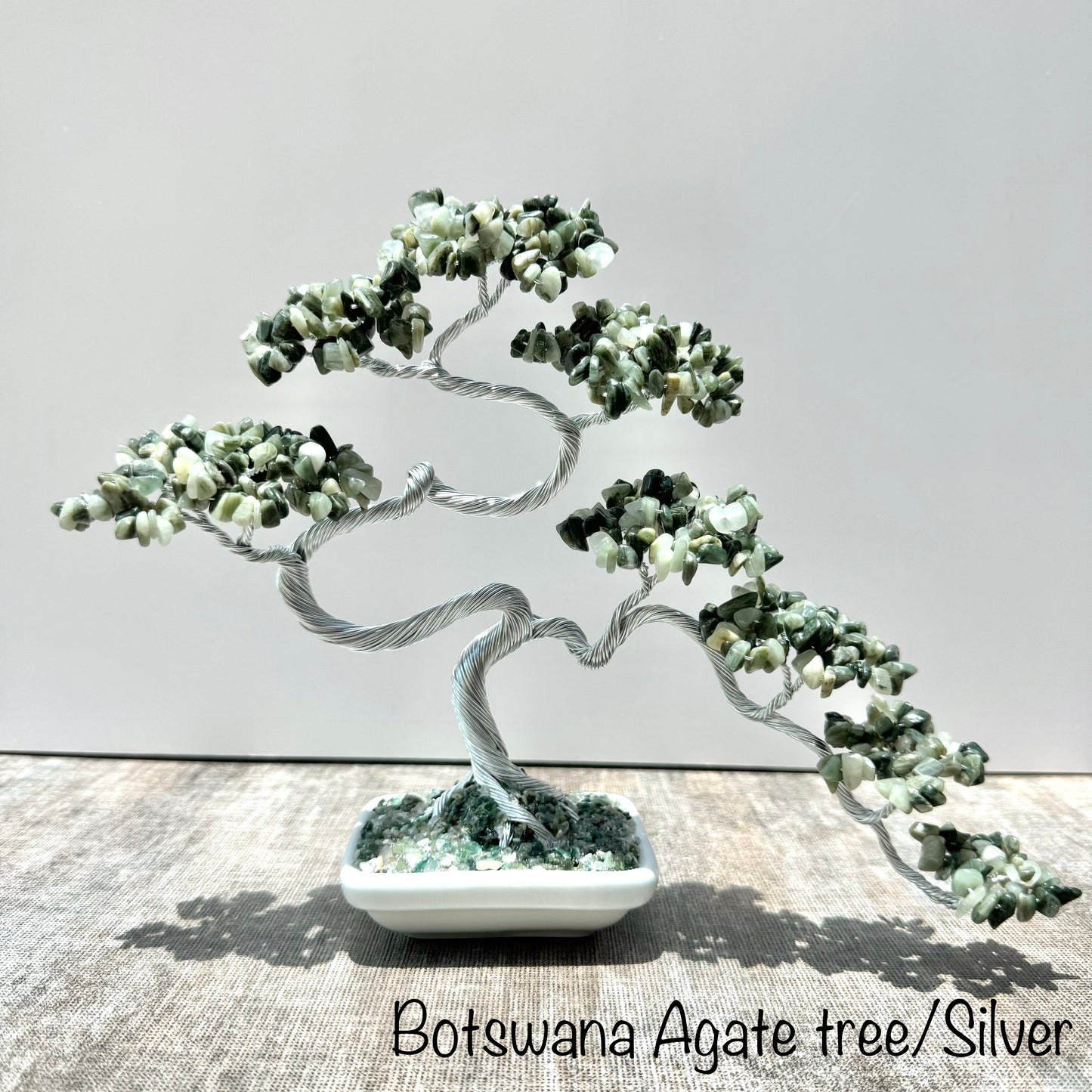 Botswana Agate Bonsai Crystal tree