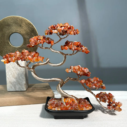 Carnelian Bonsai Crystal tree