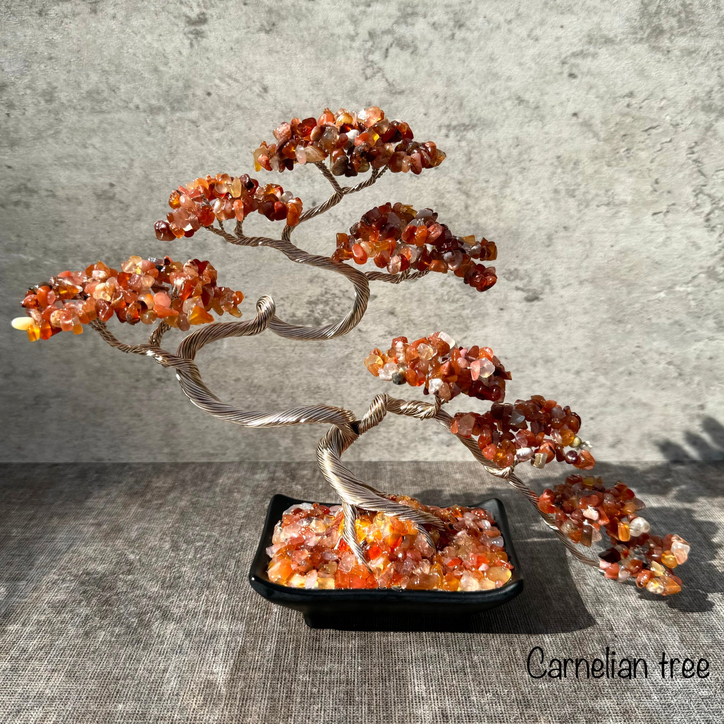 Carnelian Bonsai Crystal tree