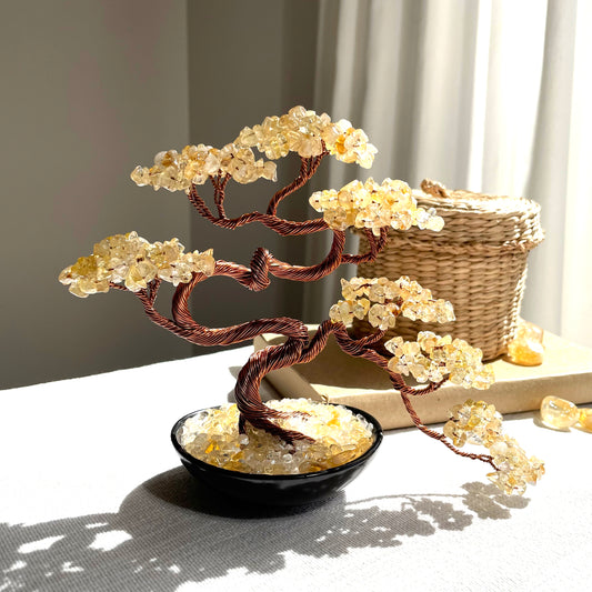 Citrine Bonsai Crystal Tree