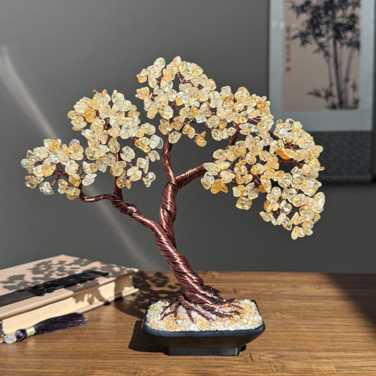 Citrine Crystal Bonsai Tree