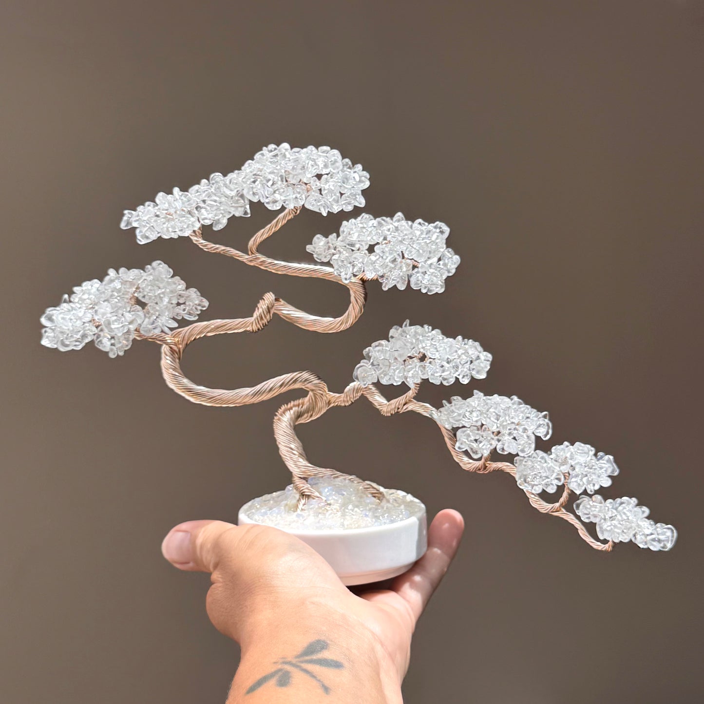 Clear Quartz Bonsai Crystal Tree