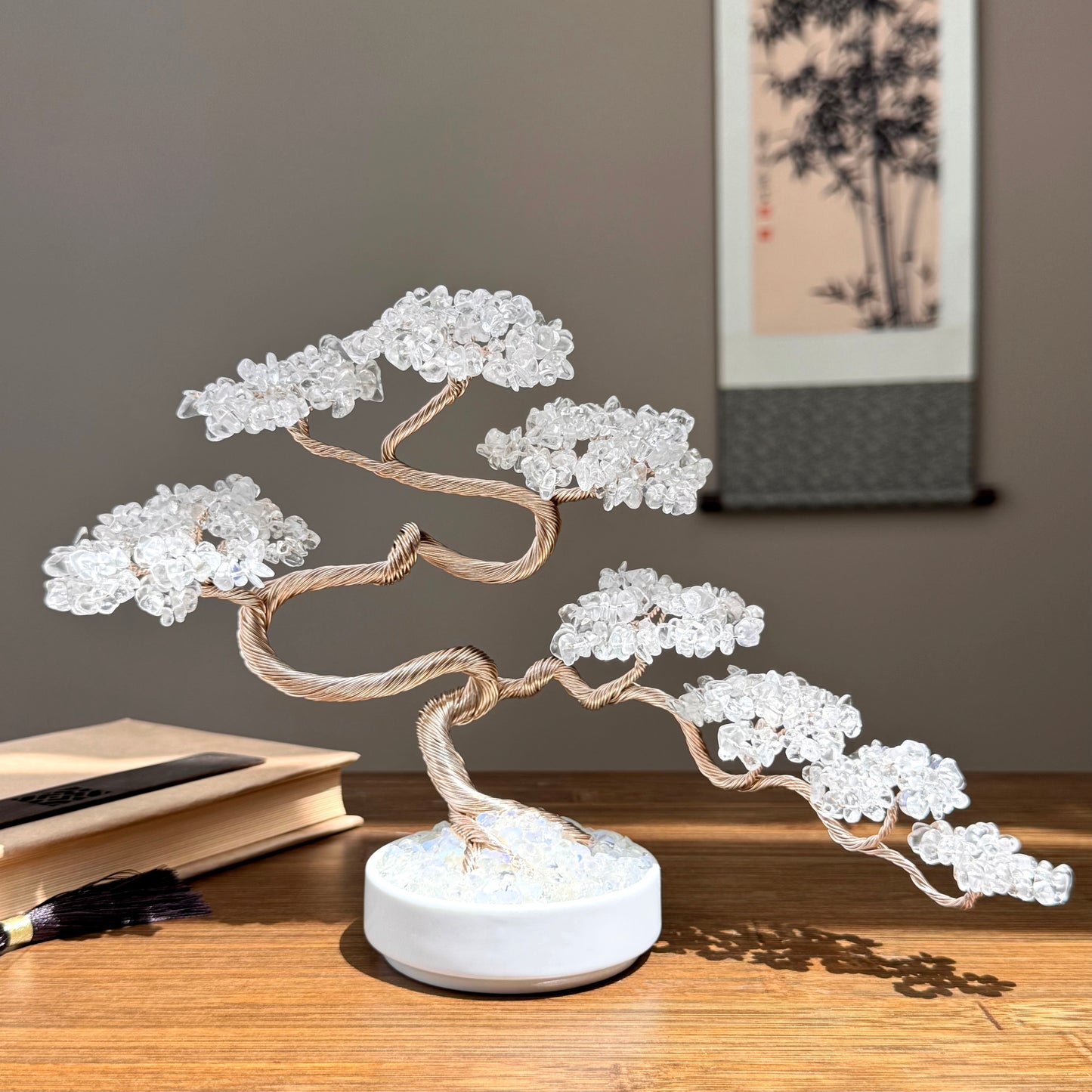 Clear Quartz Bonsai Crystal Tree
