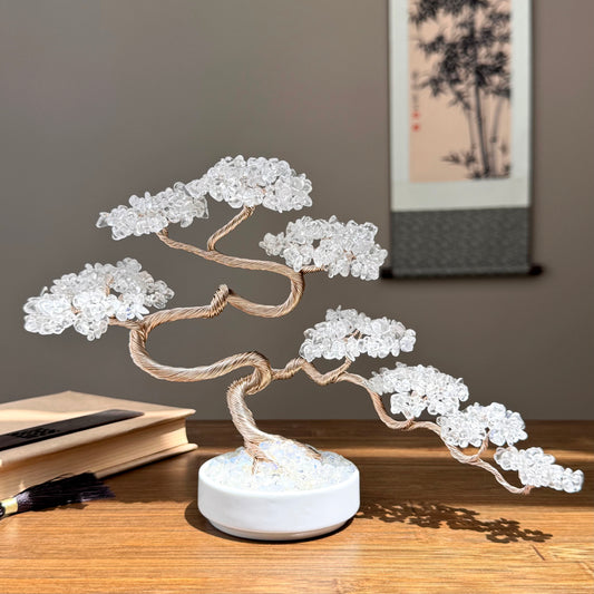 Clear Quartz Bonsai Crystal Tree