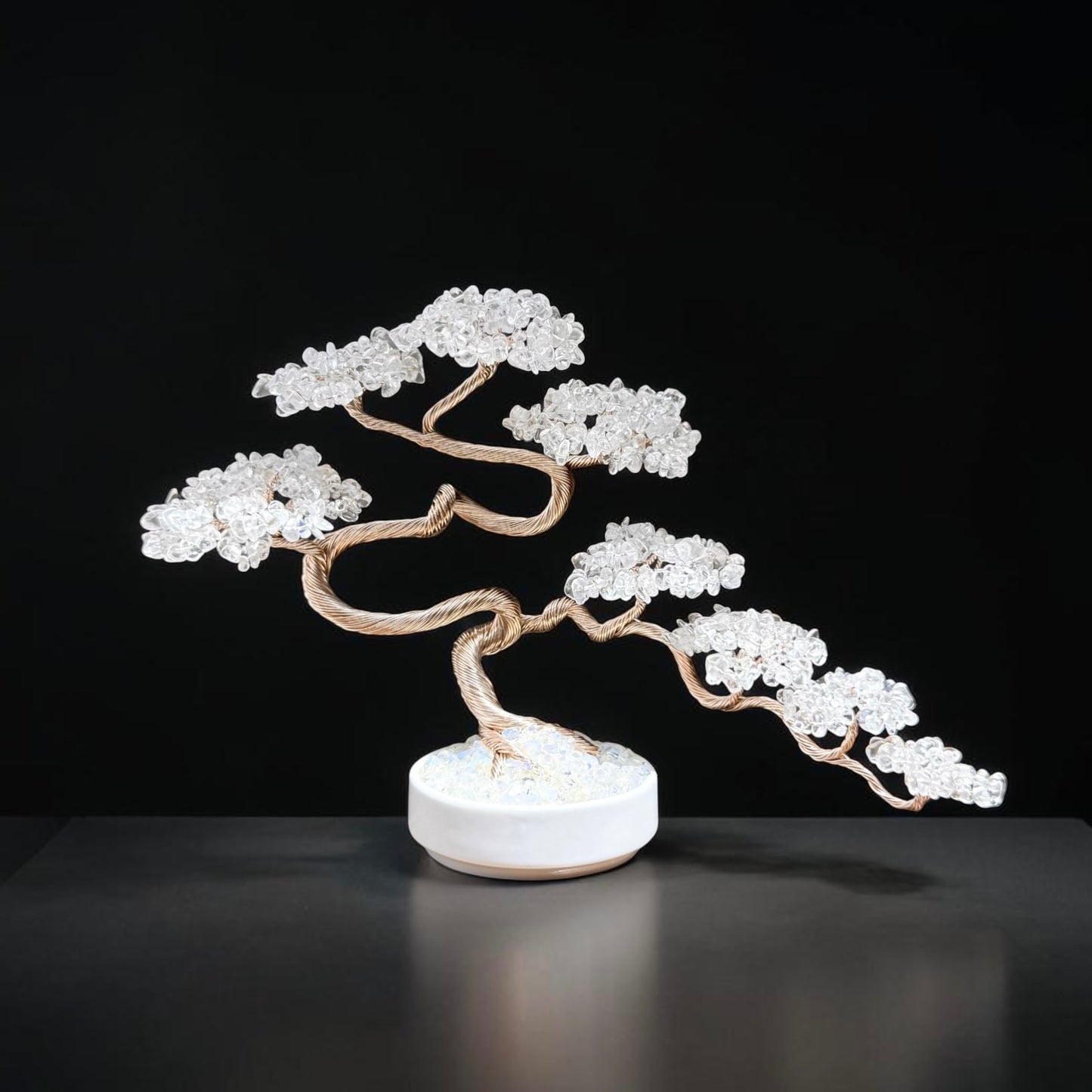 Clear Quartz Bonsai Crystal Tree