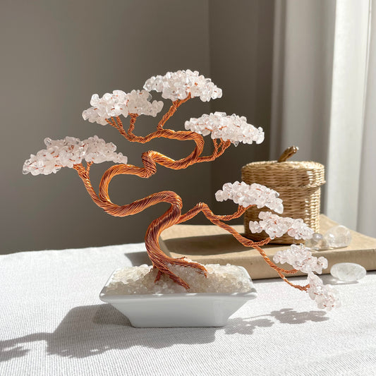 Clear Quartz Bonsai Crystal tree