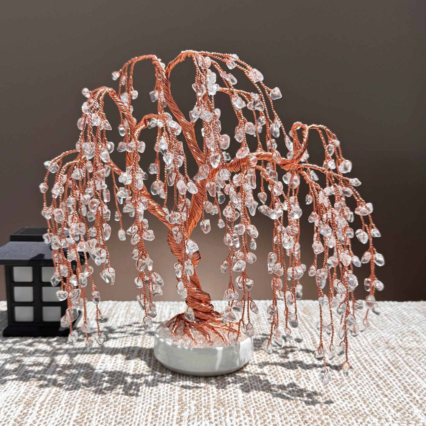 Clear Quartz Willow Crystal Tree