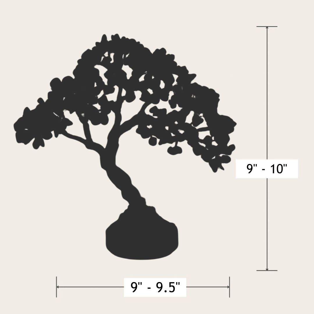 Amethyst, Prehnite and Opal Bonsai Crystal Tree