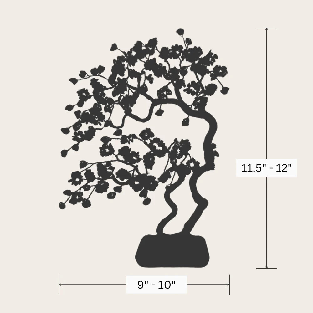Large Amethyst Bonsai Crystal Family Tree