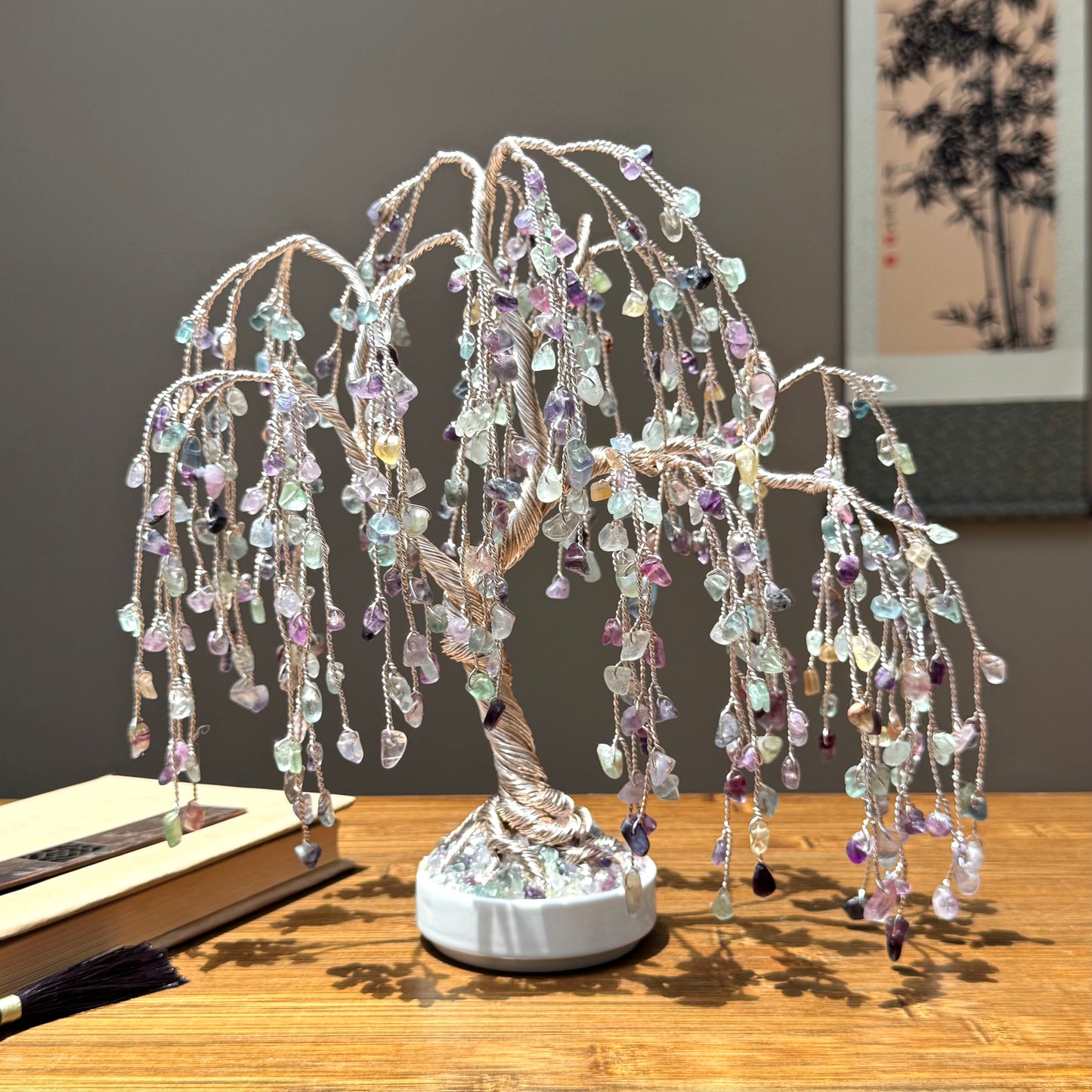 Fluorite Willow Crystal Tree