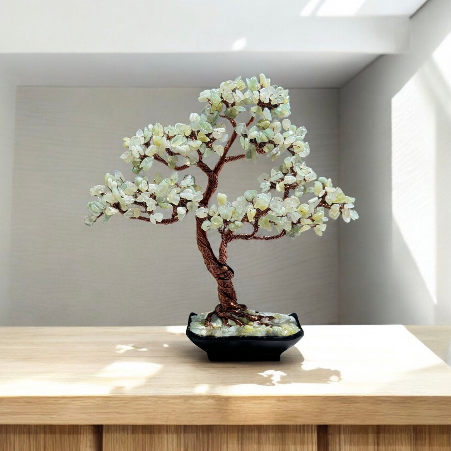 Jade Bonsai Crystal Tree