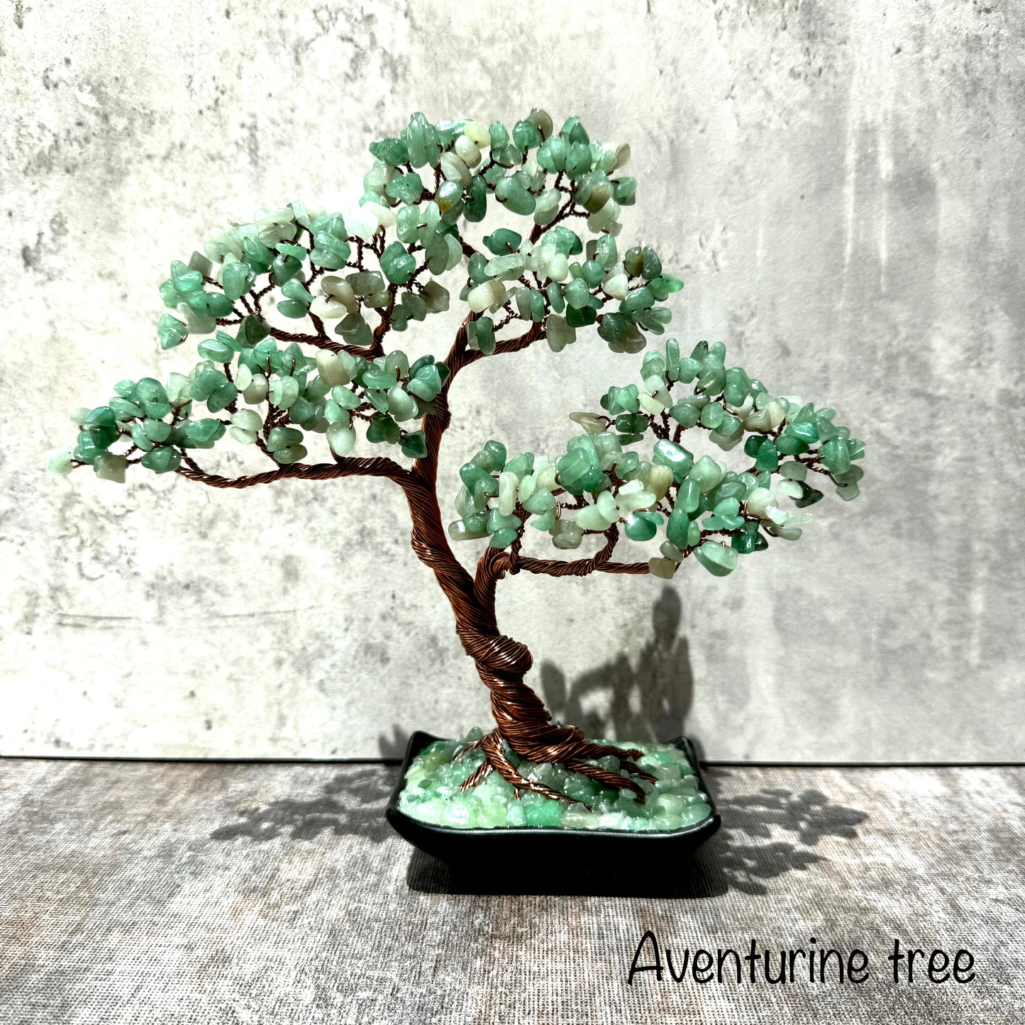 Aventurine Crystal Bonsai Tree