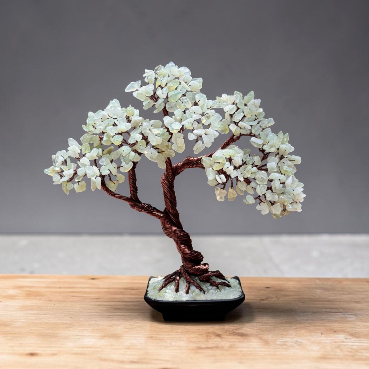 Jade Bonsai Crystal Tree