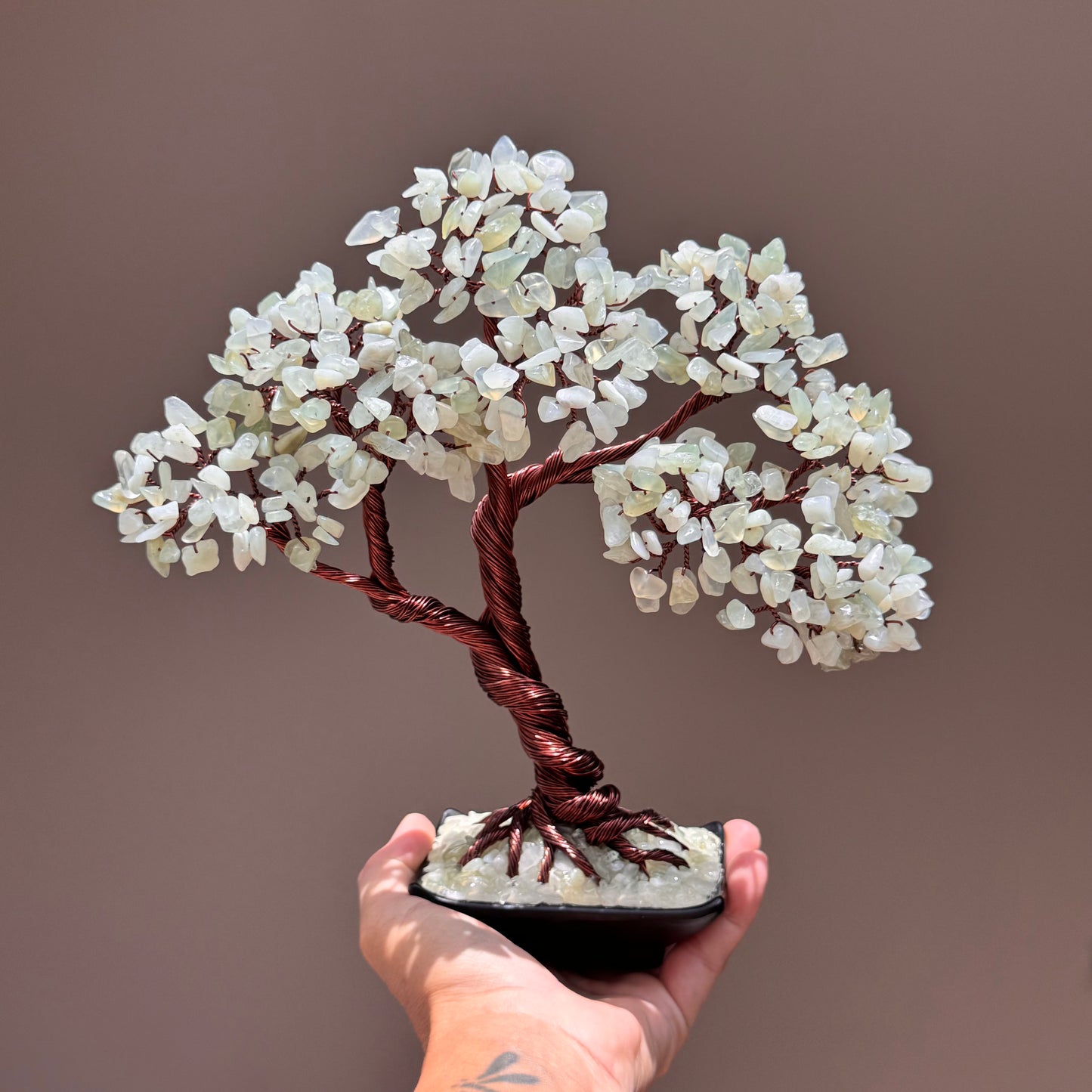 Jade Bonsai Crystal Tree