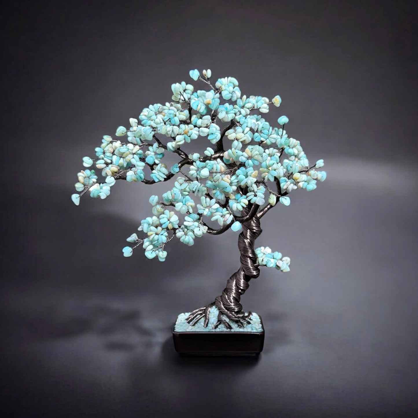 Large Amazonite Bonsai Crystal Tree