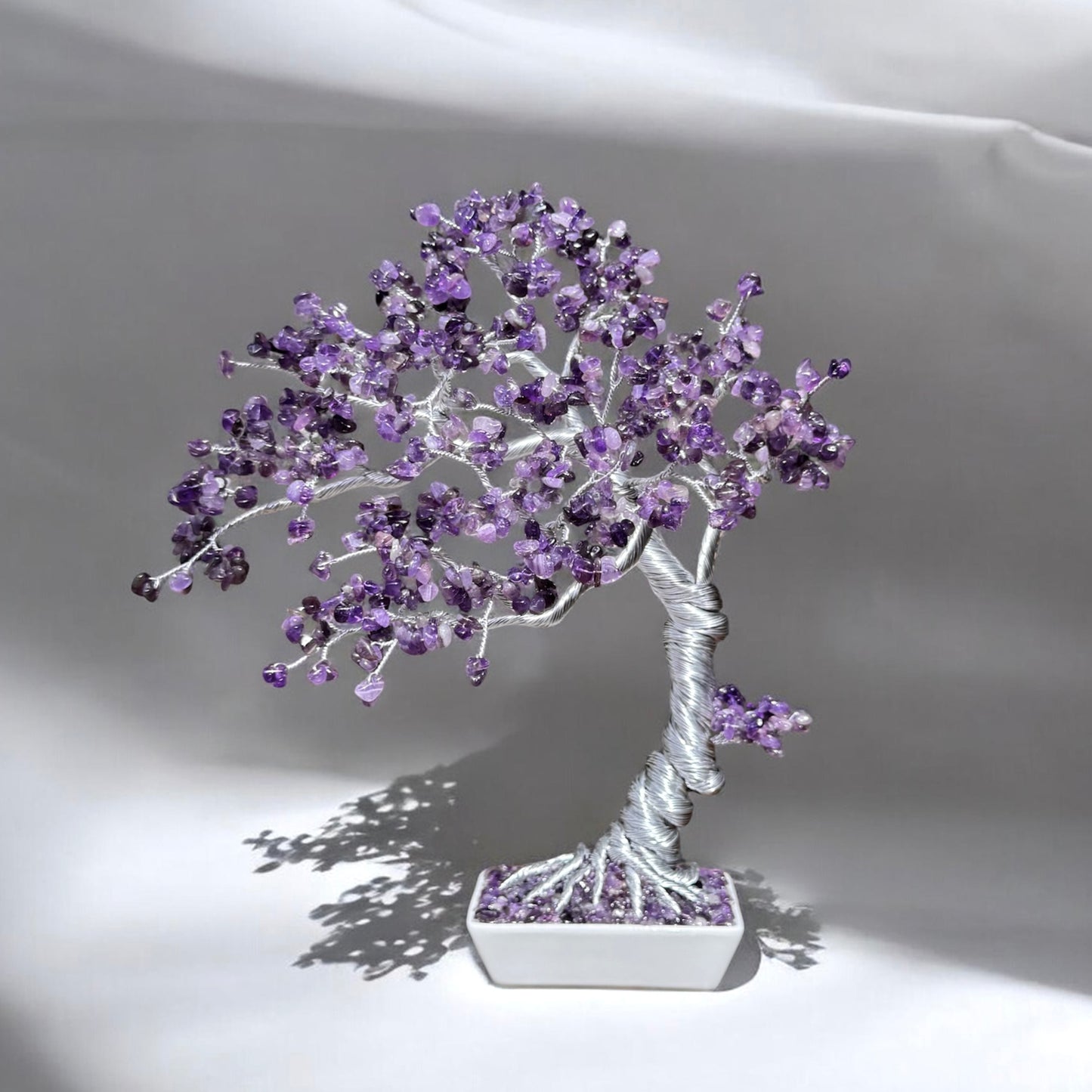 Large Amethyst Bonsai Crystal Tree