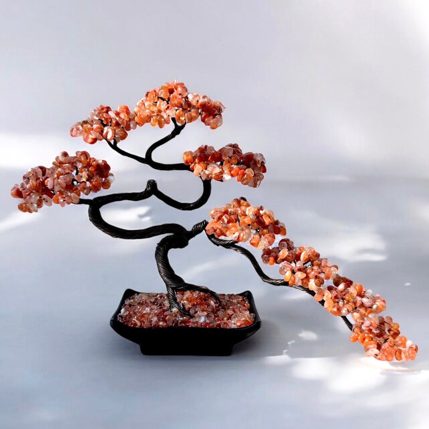 Milky Carnelian Bonsai Crystal tree