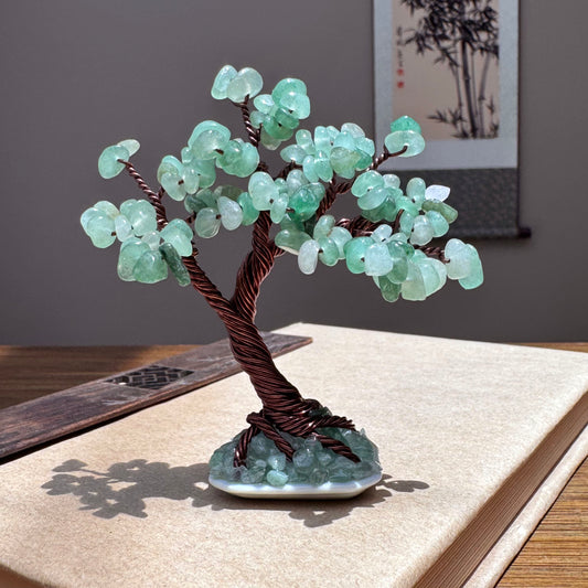 Mini Aventurine Bonsai Crystal tree