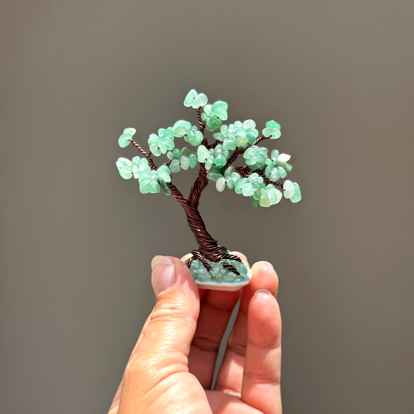 Mini Aventurine Bonsai Crystal tree