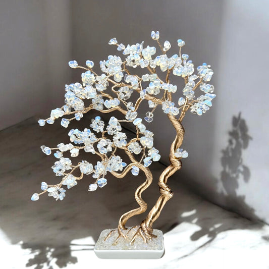 Opal Bonsai Wedding Crystal Tree